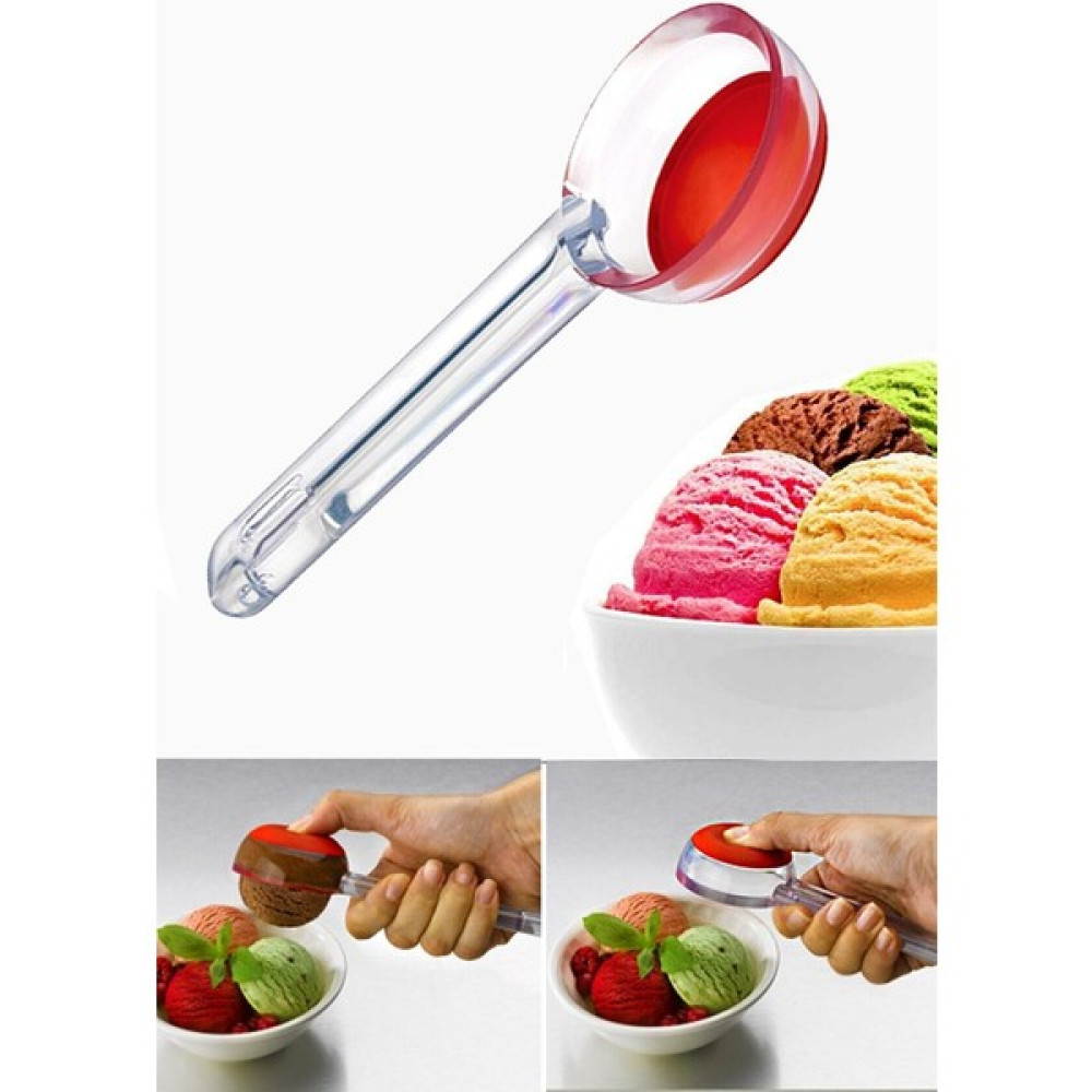 Grimor Life Bas-Parmak Dondurma Kaşığı - Kırmızı Çatal / Kaşık / Bıçak Takımları Fiyatı