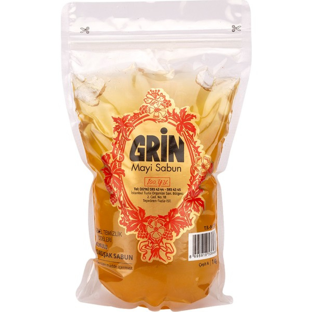 Grin Ekolojik Arap Sabunu, 2 Adet 1 Kg Organik Jel Sabun, Ayçiçek Yağı Özlü Doğal Sabun, Toplam 2 Kg Sabunlar Fiyatı