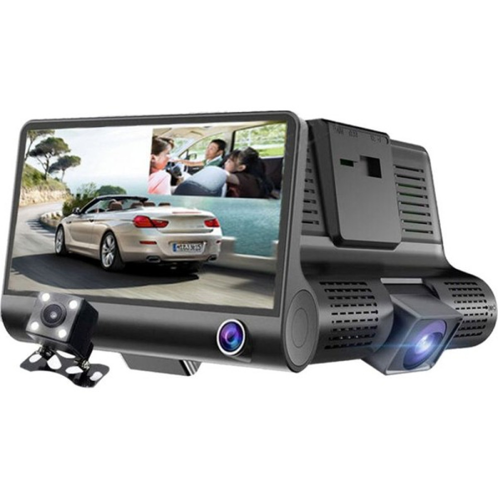 Gringo Ae Fhd 4"Ekran 1080P 3 Kameralı Araç İçi Güvenlik Kamerası Oto Görüntü Sistemleri Fiyatı