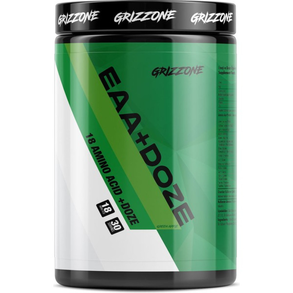 Grızzone Eaa+Doze 20 gr Servıs 600 gr 30 Servis Yeşil Elma Amino Asit Fiyatı