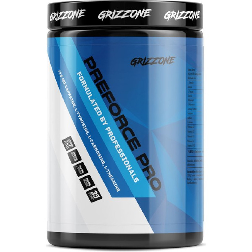 Grızzone Preforce Pro Pre-Workout 700 gr 35 Servıs Enerjı Aromalı Amino Asit Fiyatı