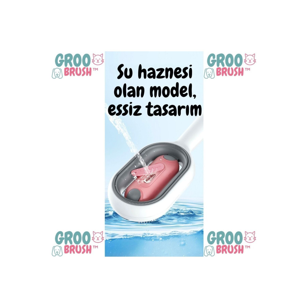 GrooBrush Su Hazneli Kedi Yıkama Fırçası Tarağı Evcil Hayvan Ürünleri Fiyatı