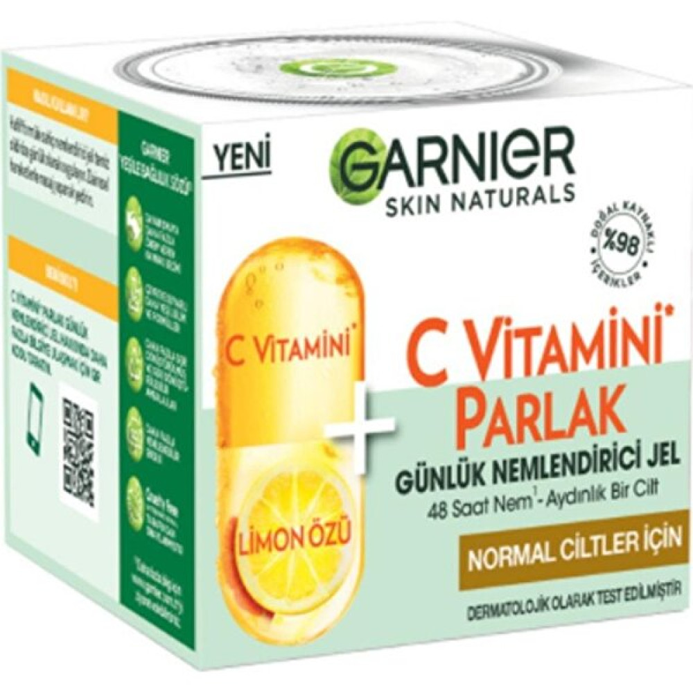 Gros Garnier C Vitamini Parlak Günlük Nemlendirici Jel 50 ml Cilt ve Yüz Bakımı Fiyatı