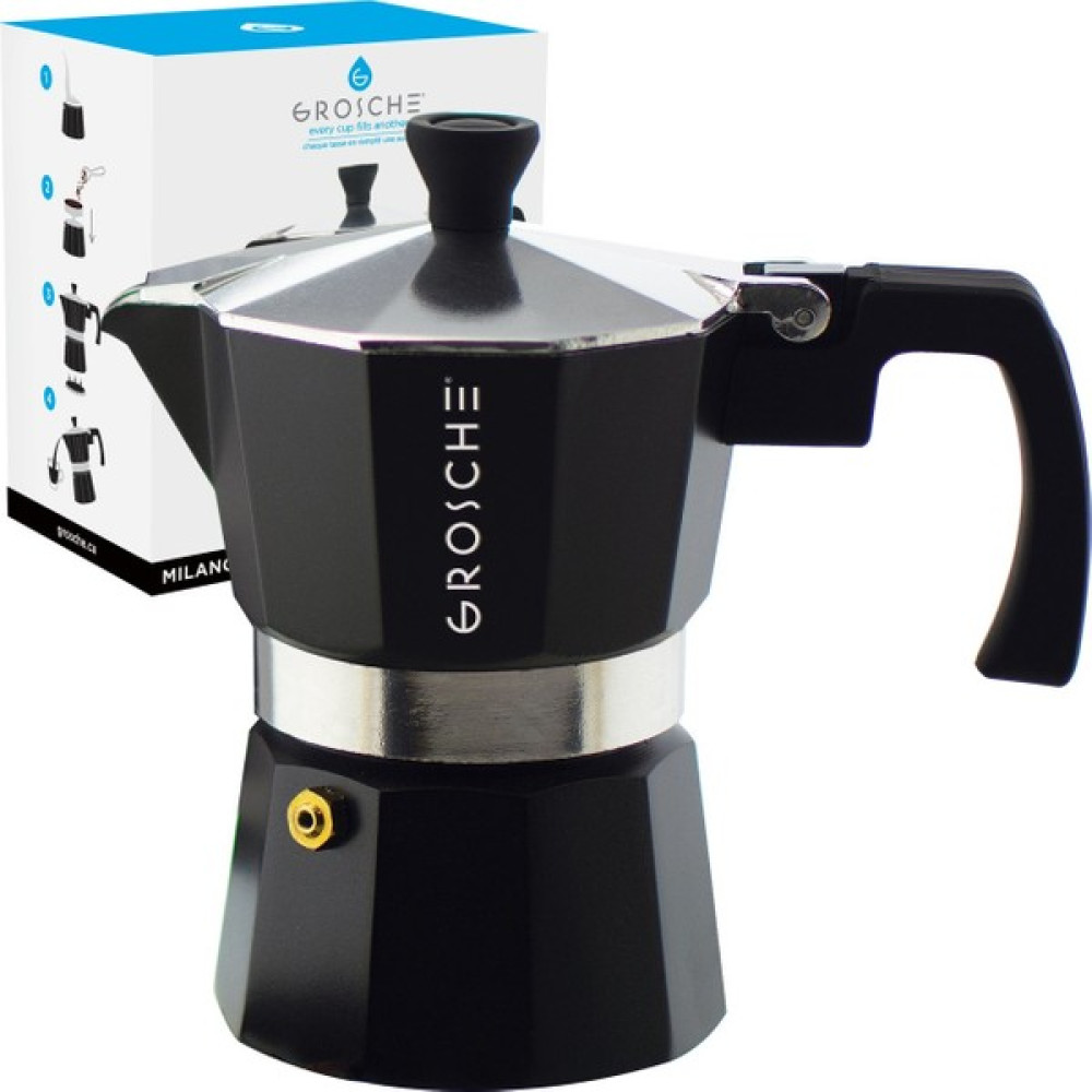 Grosche Milano Moka Pot Siyah 1 Cup 45 ml Çay / Çaydanlık Setleri Fiyatı