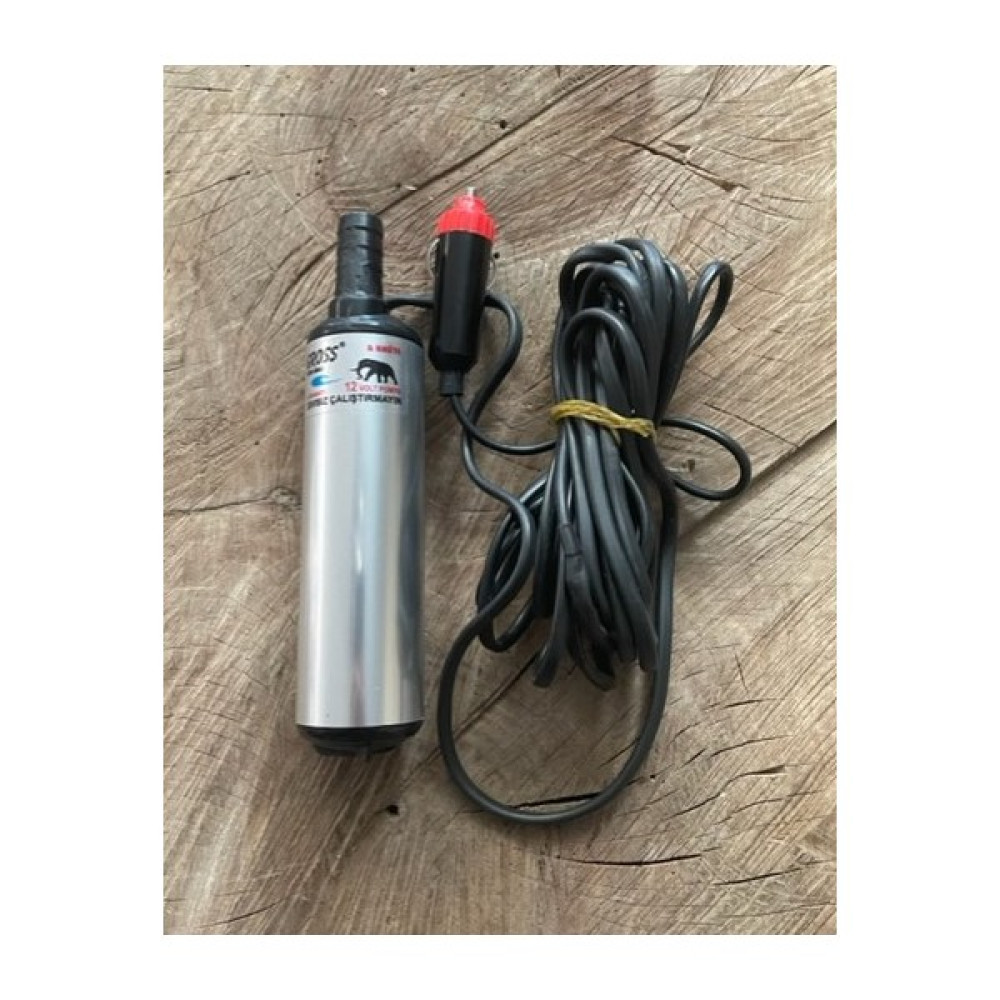Gross 12 Volt Sıvı Mazot Aktarma Pompası Mini Dalgıç 6mt Hortum - yok Su Motoru Fiyatı