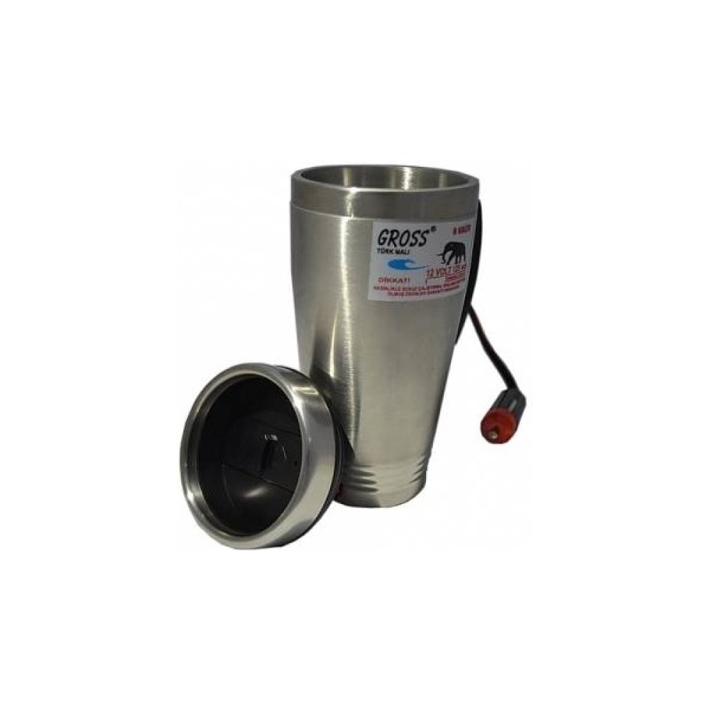 Gross Araç Su Isıtıcısı 450 ml 12V Termos Kettle Orjinal Gross - Açık Bej Oto Boyaları Fiyatı