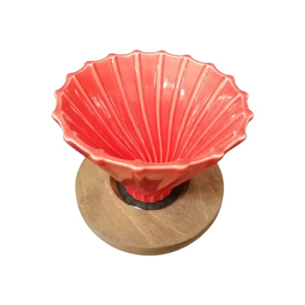Grossberg Coffee Ahşap Stantlı V60 Dripper Mavi Çay / Çaydanlık Setleri Fiyatı