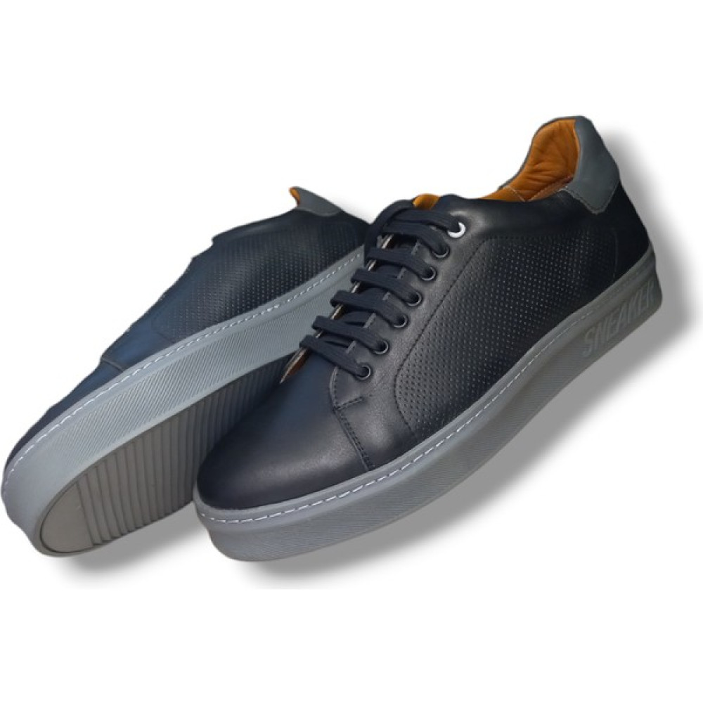 Growish GR0234 Deri Günlük Rahat Kullanım Yüksek Taban Antrasit Gri Erkek Sneaker Ayakkabı Erkek Ayakkabıları Fiyatı