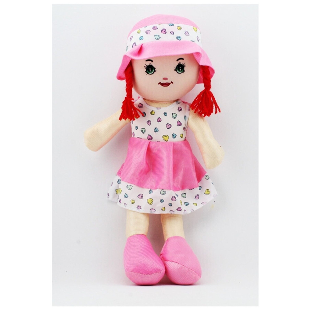 grs oyuncak Bez Bebek 50 cm Pembe Elbiseli 1414 Peluş Oyuncaklar Fiyatı