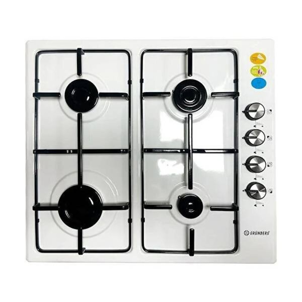 Grünberg S2410 EB Slim Emaye Doğalgazlı Beyaz Set Üstü Ocak Ankastre Ocaklar Fiyatı