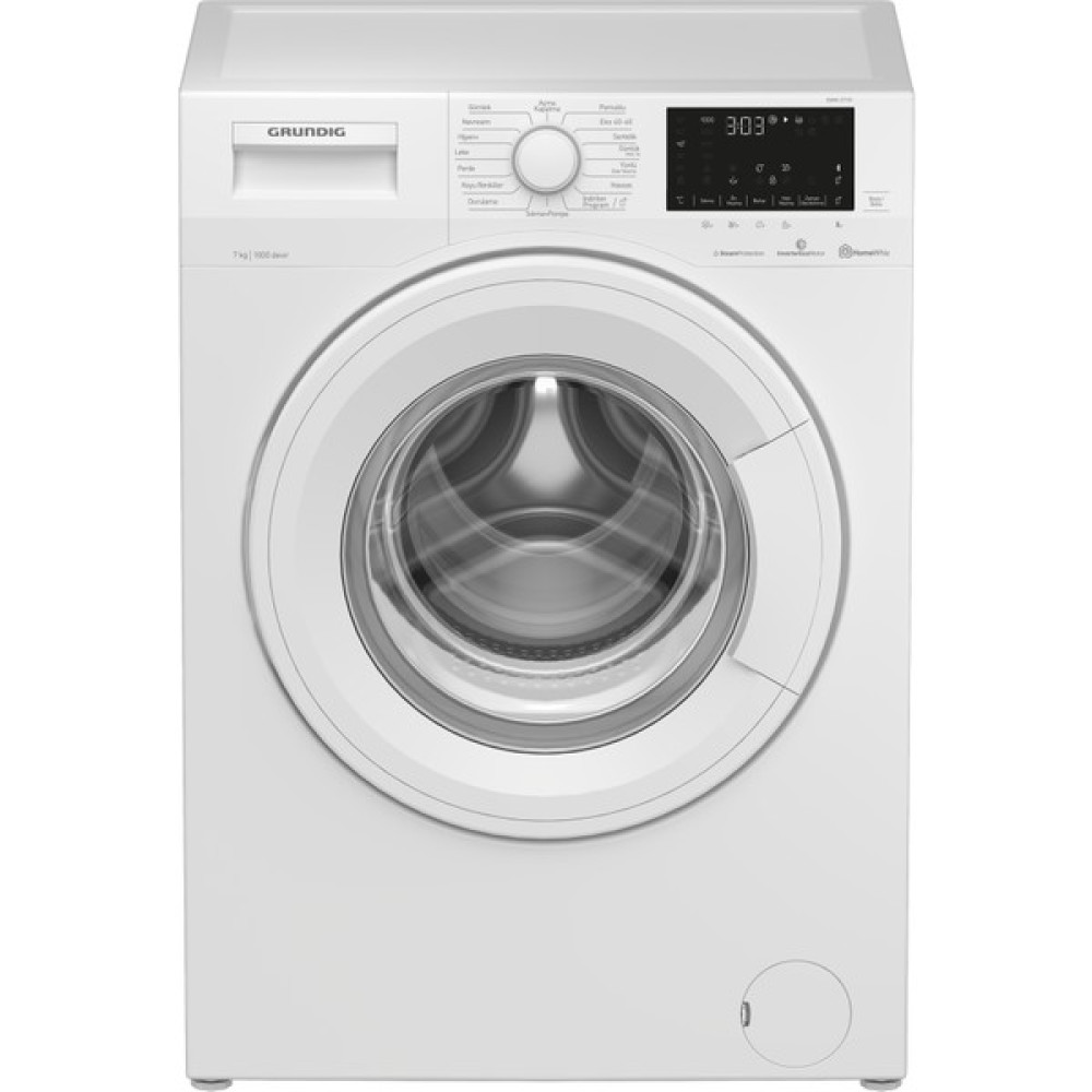 Grundig GWM 27101 D 7 kg 1000 Devir Bluetooth Bağlantılı Çamaşır Makinesi - Beyaz Çamaşır Makineleri Fiyatı