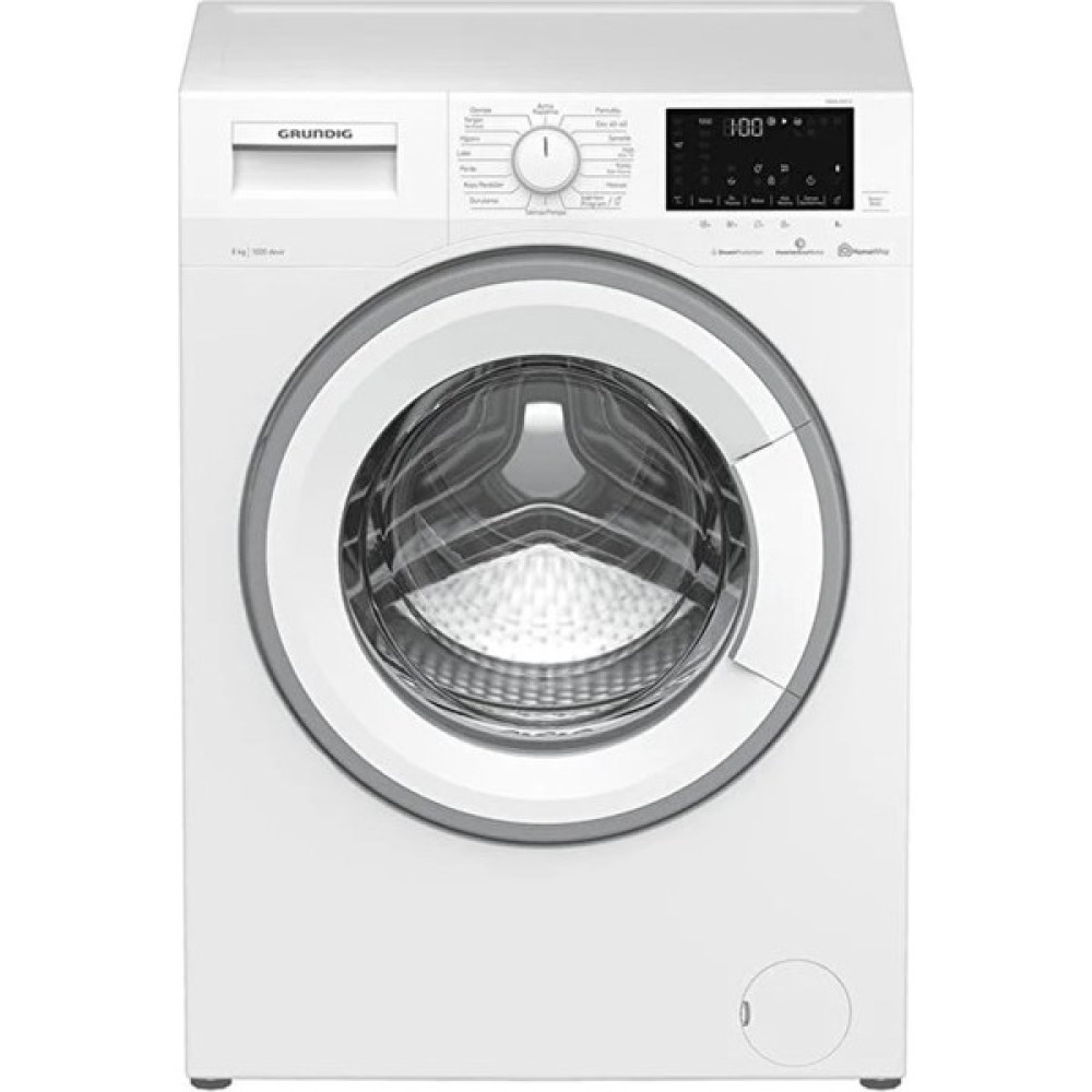 Grundig GWM 81013 8 KG 1000 Devir Çamaşır Makinesi - Beyaz Çamaşır Makineleri Fiyatı