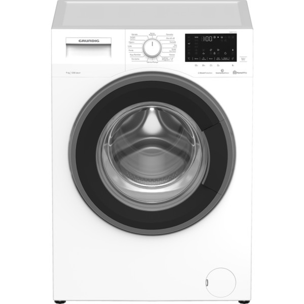 Grundig GWM 91214 B 9 kg 1200 Devir Çamaşır Makinesi - Beyaz Çamaşır Makineleri Fiyatı