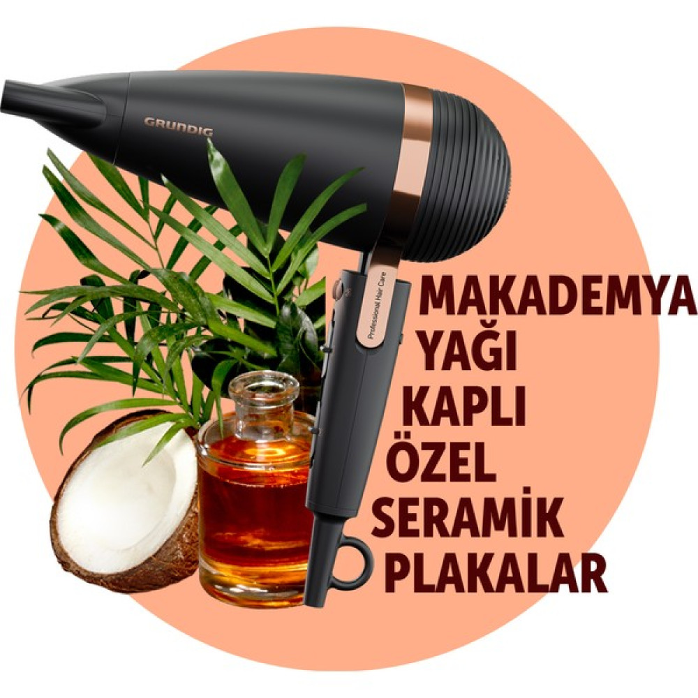 Grundig HD 8080 2300W AC Motor Difüzör Başlıklı Saç Kurutma Makinesi Saç Kurutma Makineleri Fiyatı