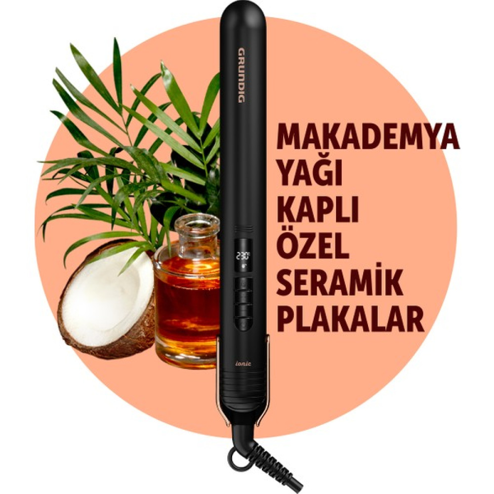 Grundig HS 7030 NaturaShine Saç Düzleştirici Saç Şekillendiriciler Fiyatı