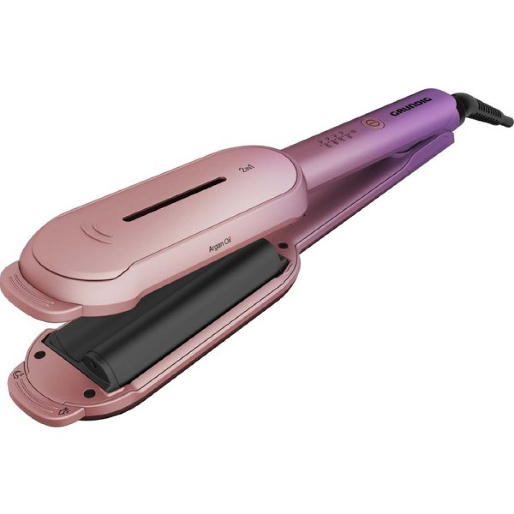 Grundig Hs 8331 Botanika Twist 2in1 Saç Düzleştirici ve Wag maşası - Pembe - 0 Saç Şekillendiriciler Fiyatı
