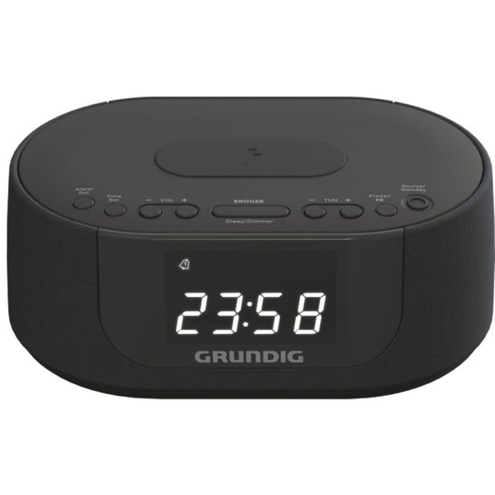 Grundig SCC 400 Alarm Saatli Radyo + Bluetooth + 4 Watt Ses Çıkışı + 5 W. Kablosuz Telefon Şarj Cihazı - Siyah Alarmlı Saatler & Radyolar Fiyatı