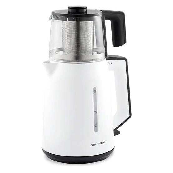 Grundig TM 4961 1650 W 0.8 lt Demleme 1.8 lt Su Isıtma Kapasiteli Çay Makinesi Beyaz