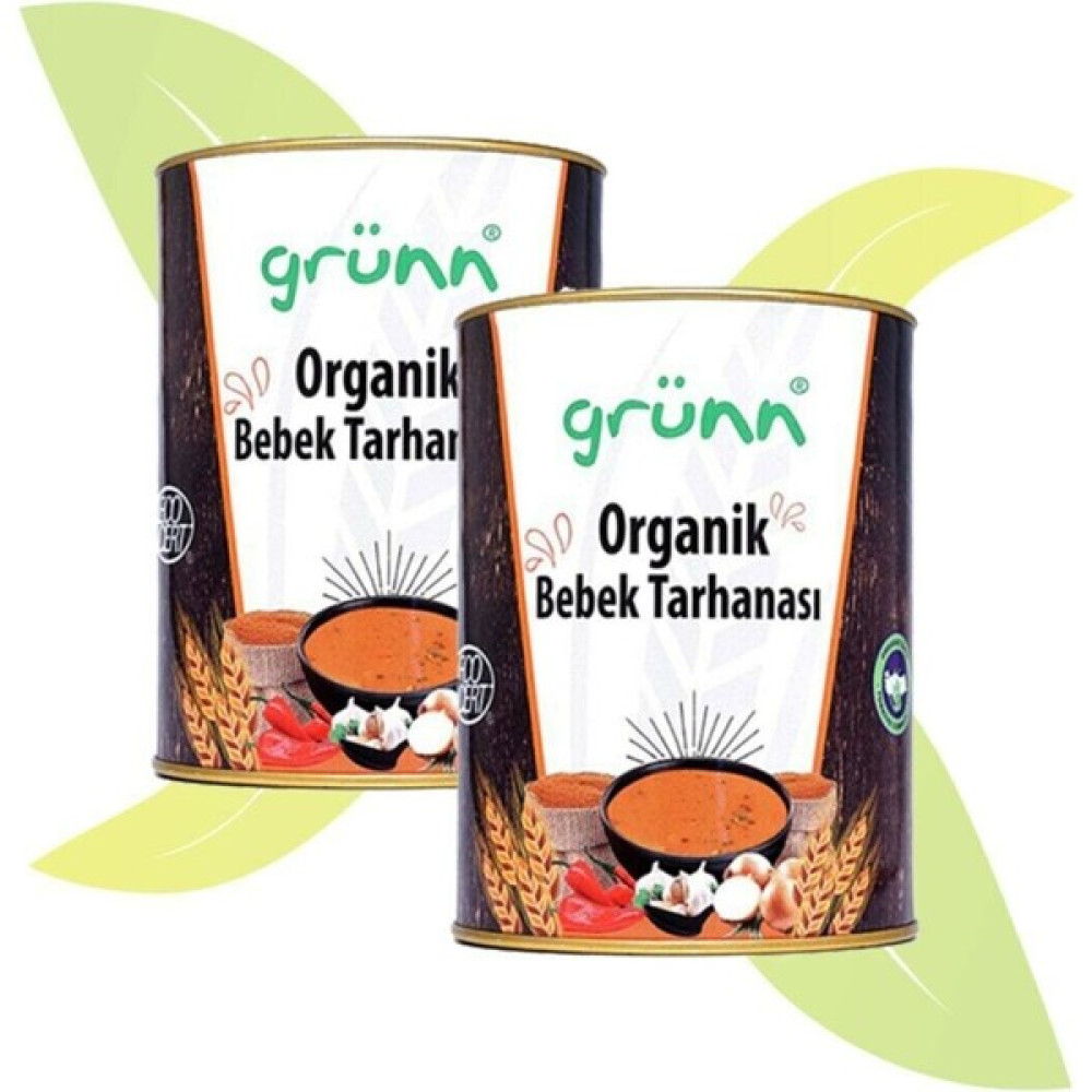 Grünn Organik Bebek Tarhanası 400 gr x 2 Adet Diğer Fiyatı
