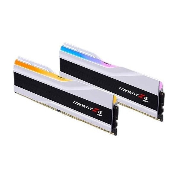 GSkill Gskıll 64GB (2x 32GB) Ddr5 6000MHZ CL36 Dual Kıt Rgb Pc Ram Trıdent Z5 F5-6000J3636F32GX2-TZ5RW Beyaz RAM Bellekler Fiyatı