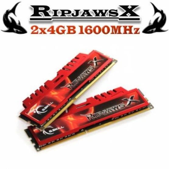 G.Skill RipjawsX 8GB 1600MHz DDR3 F3-12800CL9D-8GBXL RAM Bellek