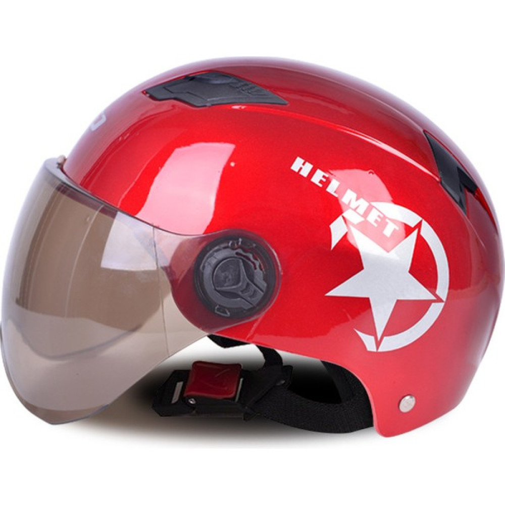 Gtr Unisex Motosiklet Elektrikli Araç Kaskı (Yurt Dışından) - Kırmızı Motorsiklet Kaskları Fiyatı