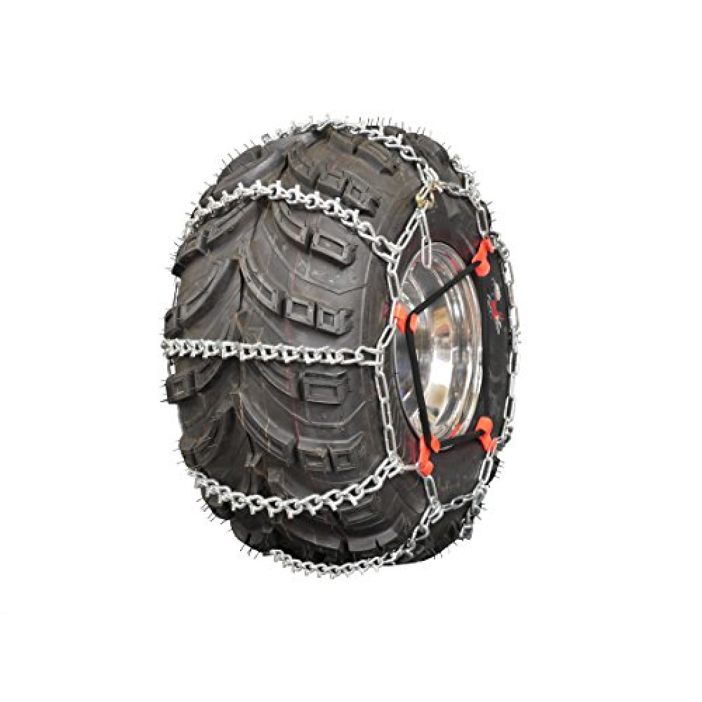 GTU-629 ATV 4 Link Ladder Alloy Tire Chains with Tensioners 24x8-11 24x8-12 25x8-12