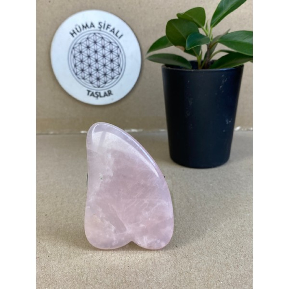 Gua Sha Pembe Kuvars Doğaltaş - Açık Pembe Oto Boyaları Fiyatı