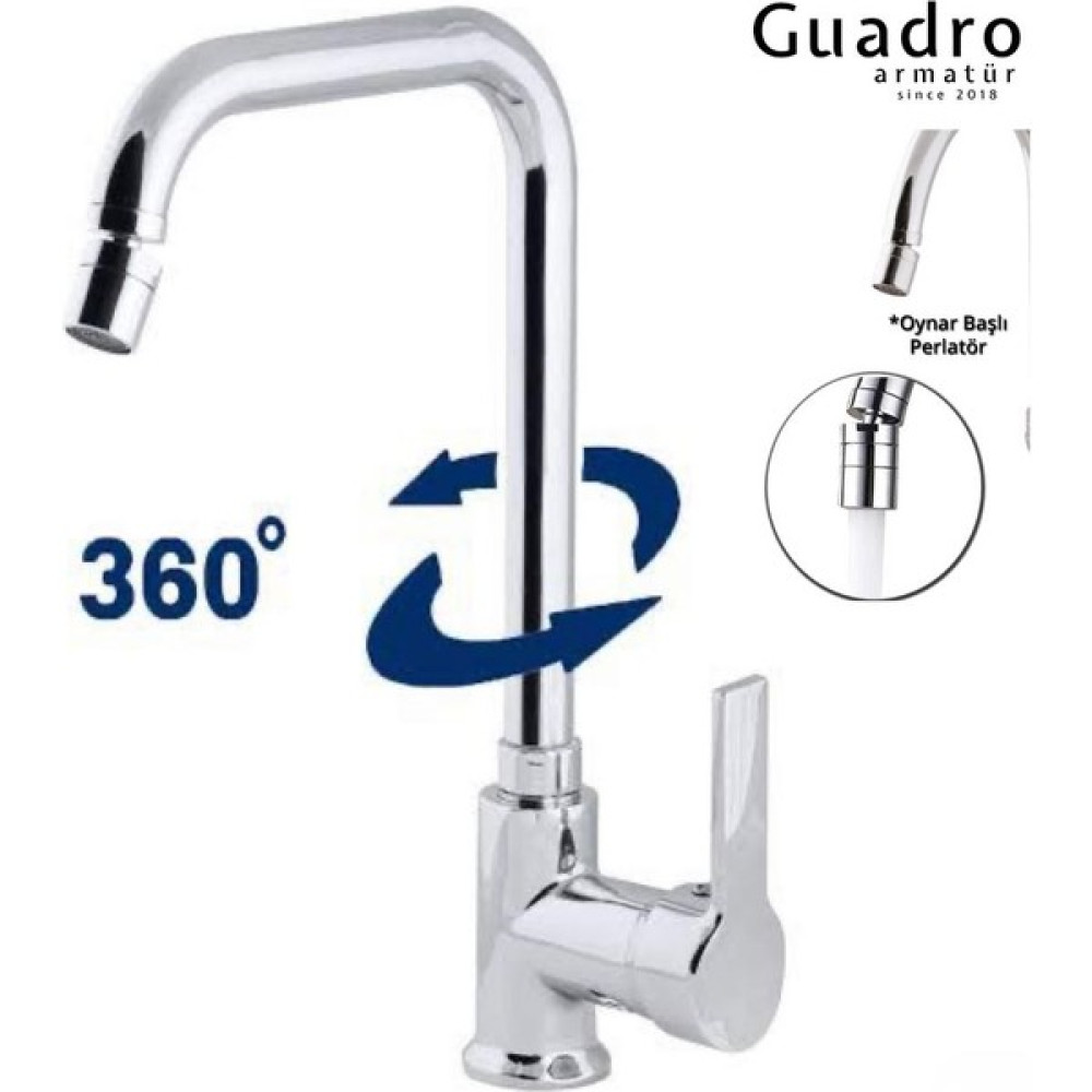 Guadro Armatür Guadro Mutfak Eviye Bataryası - Krom Oto Boyaları Fiyatı