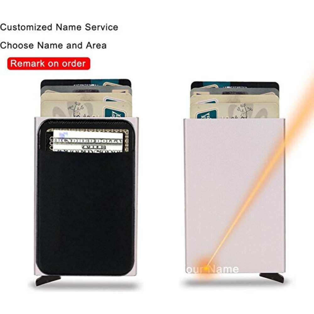 Guangdong Spirit Dıenqı Rfid Akıllı Cüzdan Kart Sahibinin Metal Ince Ince Erkek Kadın Cüzdan Pop Up Minimalist Cüzdan Küçük Siyah Çanta Metal Valle... Erkek Cüzdan Fiyatı