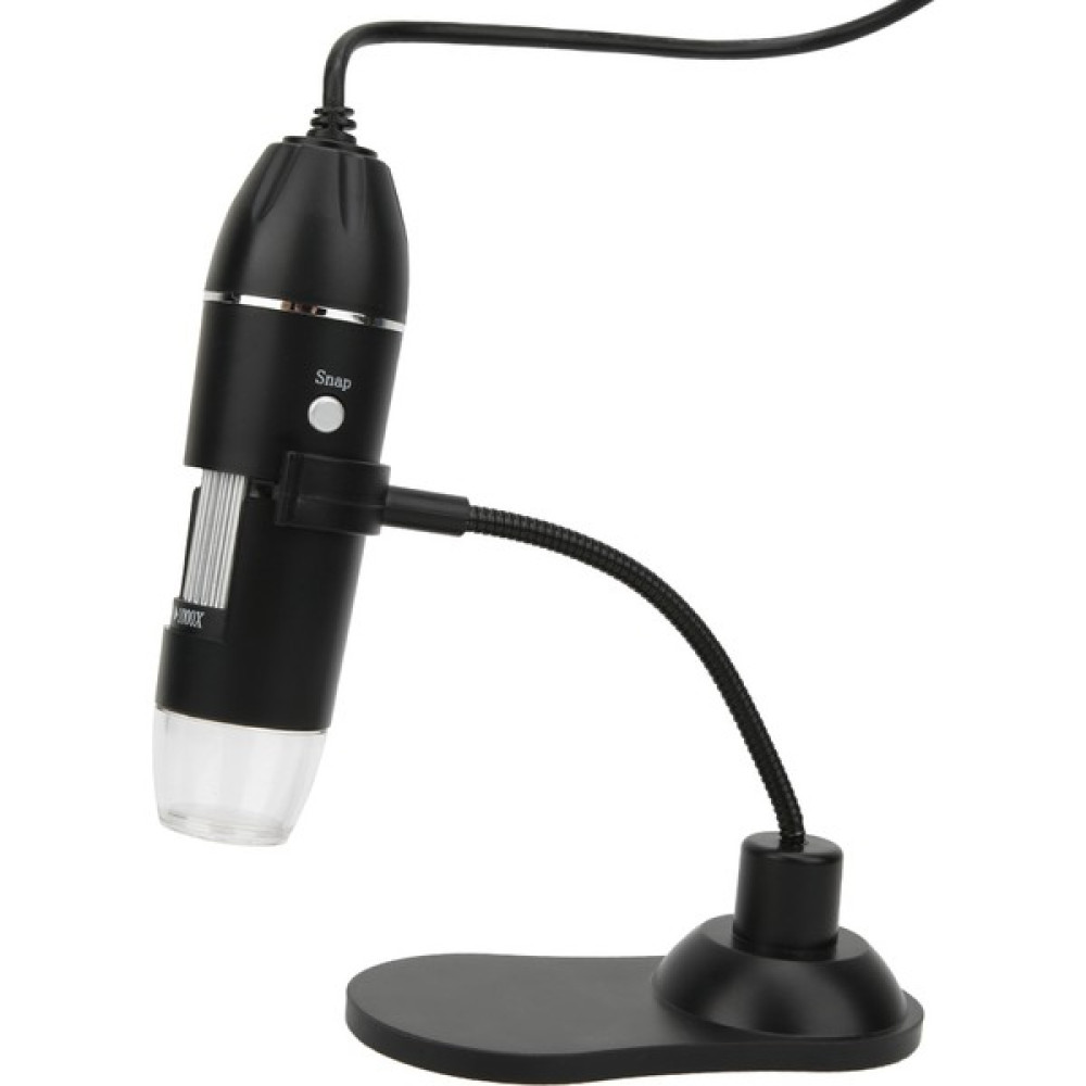 Guangdong Spirit LED 50X-1000X USB Dijital Mikroskop Braketli Elektronik Mikroskop - Siyah Mikroskop Fiyatı