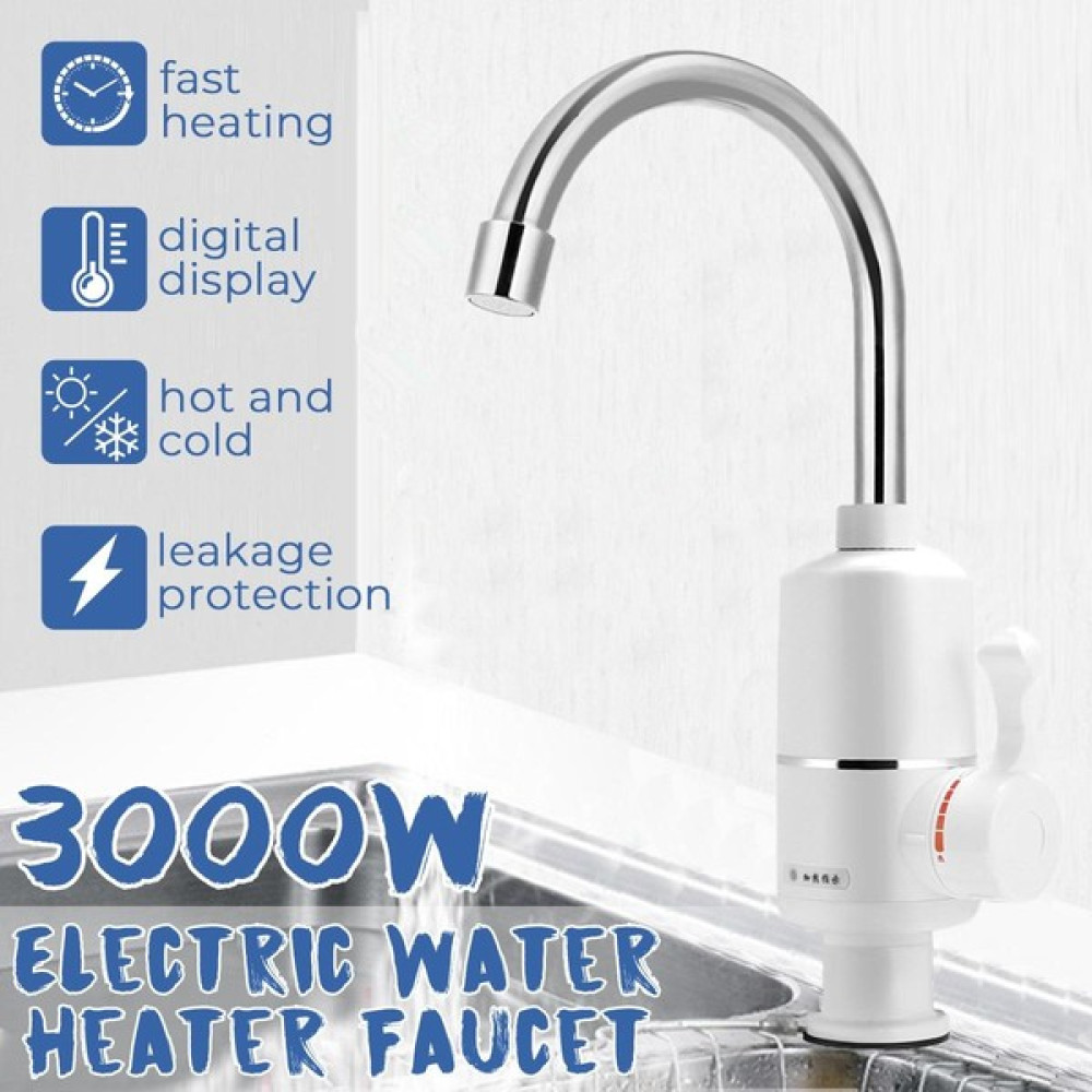 Guangdong Spirit Mutfak Banyo Elektrikli Sıcak Su Lavabo Isıtıcı Musluk Anında Isı Su Musluğu 3000W - - Gri Bataryalar & Musluklar Fiyatı