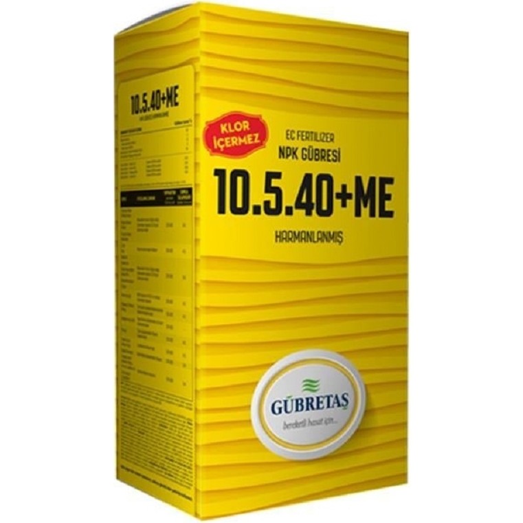 Gübretaş 10 5 40 + Me İz Elementli Şelatlı Toz Azot Fosfor Potasyum Yaprak Damlama Npk Gübresi 1 Kg Gübre Fiyatı
