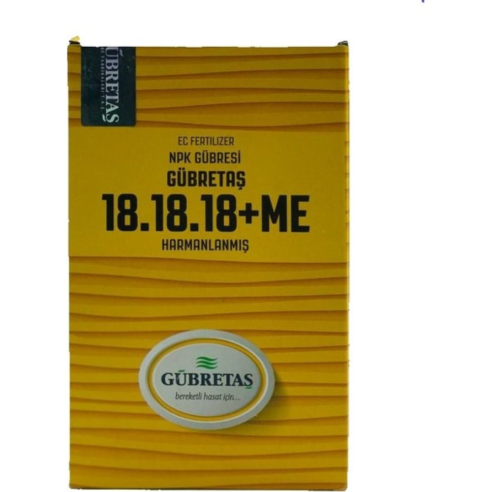 Gübretaş 18.18.18+Me 1 kg Ürün Hologramlı Paket Gübre Fiyatı
