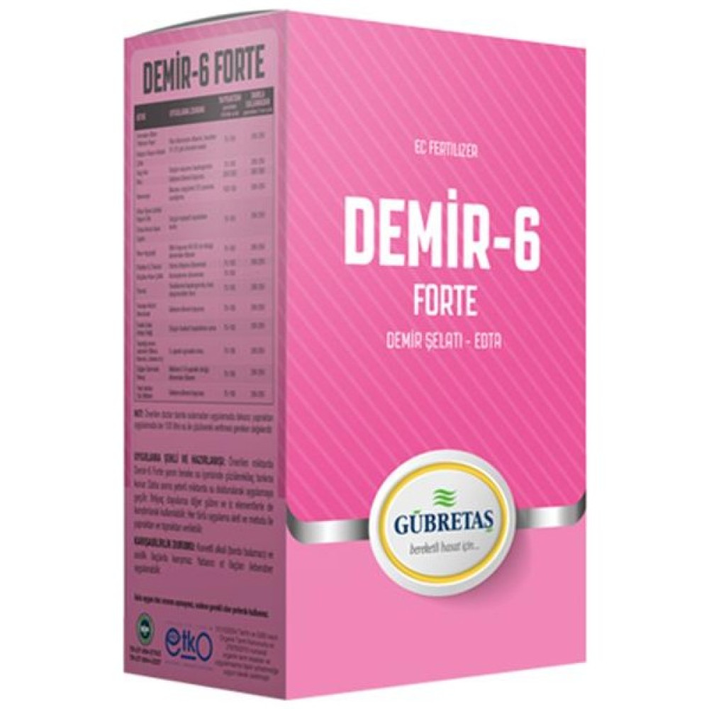 Gübretaş Demir 6 Forte - Toz Gübre 1 kg Gübre Fiyatı