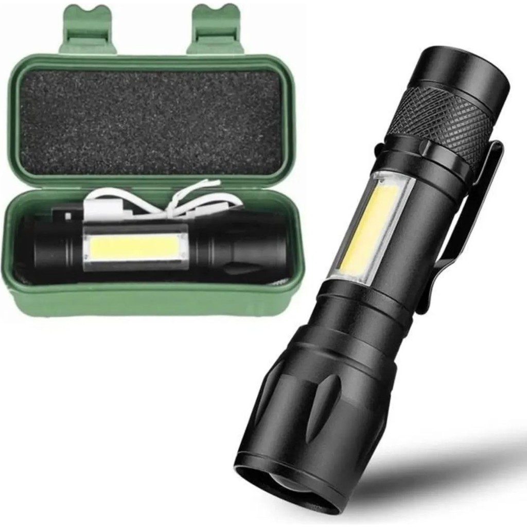 Güçlü 3000 Lumen 5W Cob LED USB Şarjlı El Feneri Avcılık,kamp Feneri Deprem Çantalık Fener Diğer Fiyatı