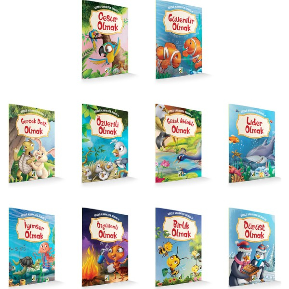 Güçlü Karakter Serisi (10 Kitap) Çocuk Öykü Fiyatı