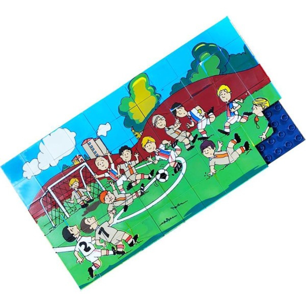 Güçlü Toys LEGO Tipi Resimli Puzzle 67 Parça Futbol Oto Boyaları Fiyatı