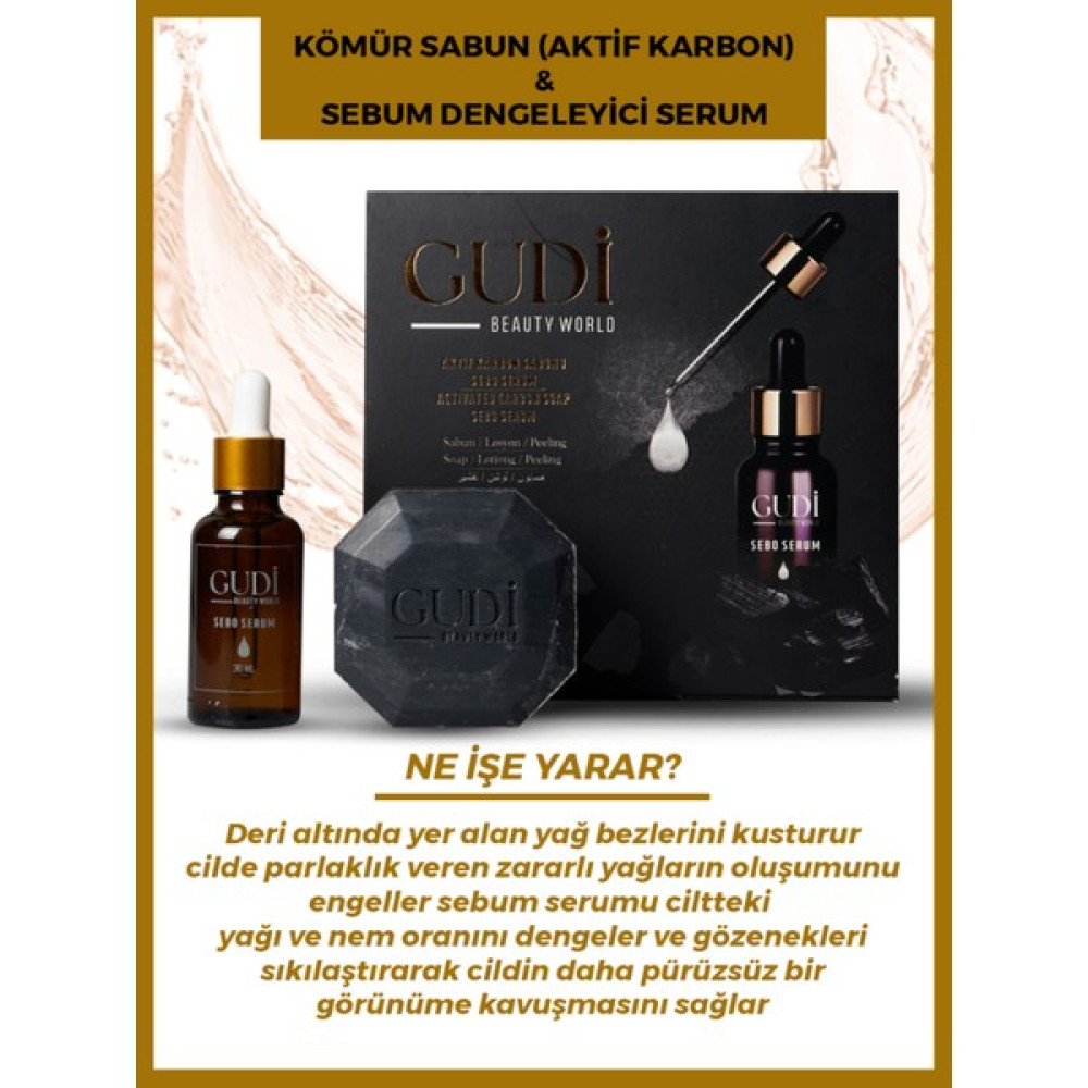 Gudi Aktif Kömür Sabunu 120 Gr & Yağ Dengeleyici Sebo Serum 35 Ml Oto Boyaları Fiyatı