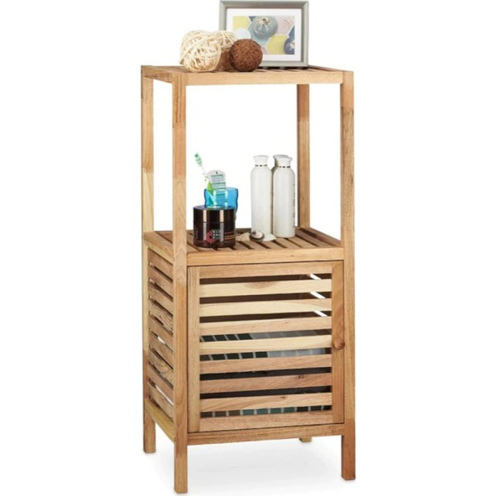 Gudy Wood Ahşap Banyo Dolabı Kapaklı ve Raflı Havluluk Havlu Dolabı Banyo Dolabı / Mobilyası Fiyatı