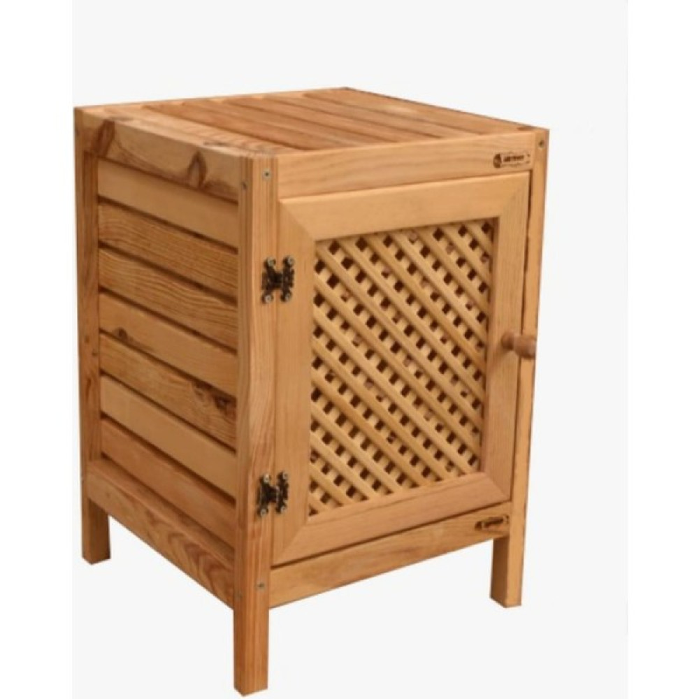 Gudy Wood Dekoratif Ahşap Ayaous Petekli Komodin, Mini Dolap, Çiçeklik. Yan Sehpa, Düzenleyici - Sol Köşe Komidin Fiyatı