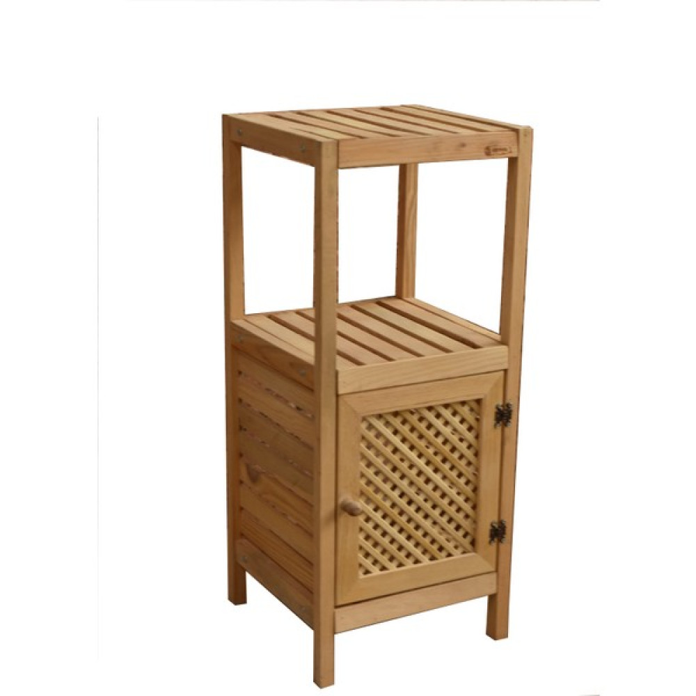Gudy Wood Dekoratif Ahşap Banyo Dolabı Banyo Düzenleyici Organizer GW-104 - Krem - Naturel Bebek Odası Komodini Fiyatı