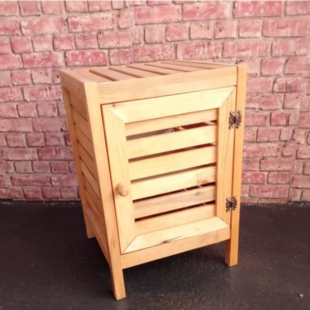 Gudy Wood Gudywood Dekoratif Ahşap Panjur Kapaklı Mini Dolap - Sağ Köşe Komidin Fiyatı