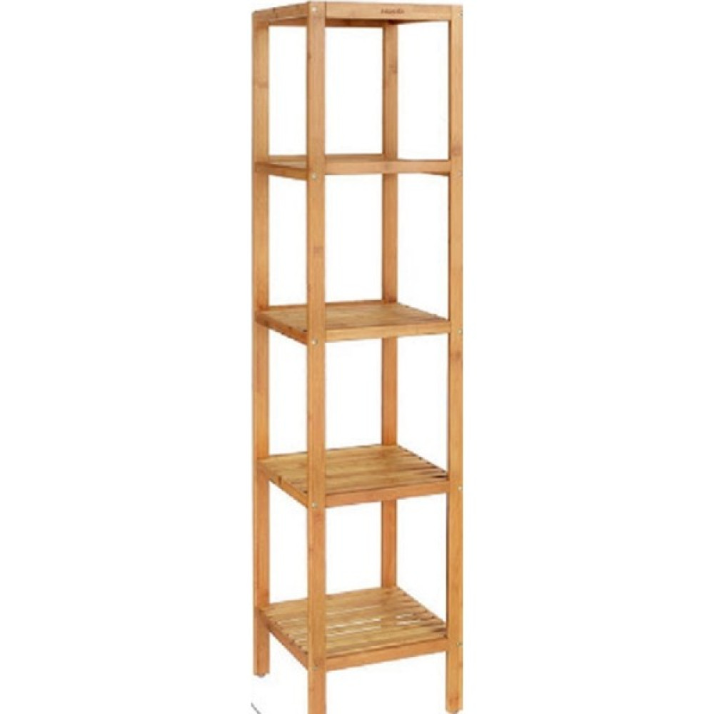 Gudy Wood Masif Ahşap  Banyo Dolabı 5 Raf Havluluk 140CM x 35 cm x 35 cm Banyo Dolabı / Mobilyası Fiyatı