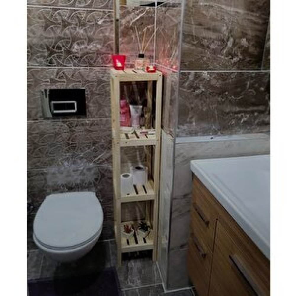Gudywood Ahşap 4 Raflı Banyo Düzenleyi̇ci̇ Banyo Aksesuarları Fiyatı