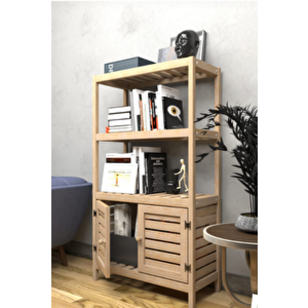 Gudywood Doğal Ahşap Ki̇taplık Kitaplık Fiyatı