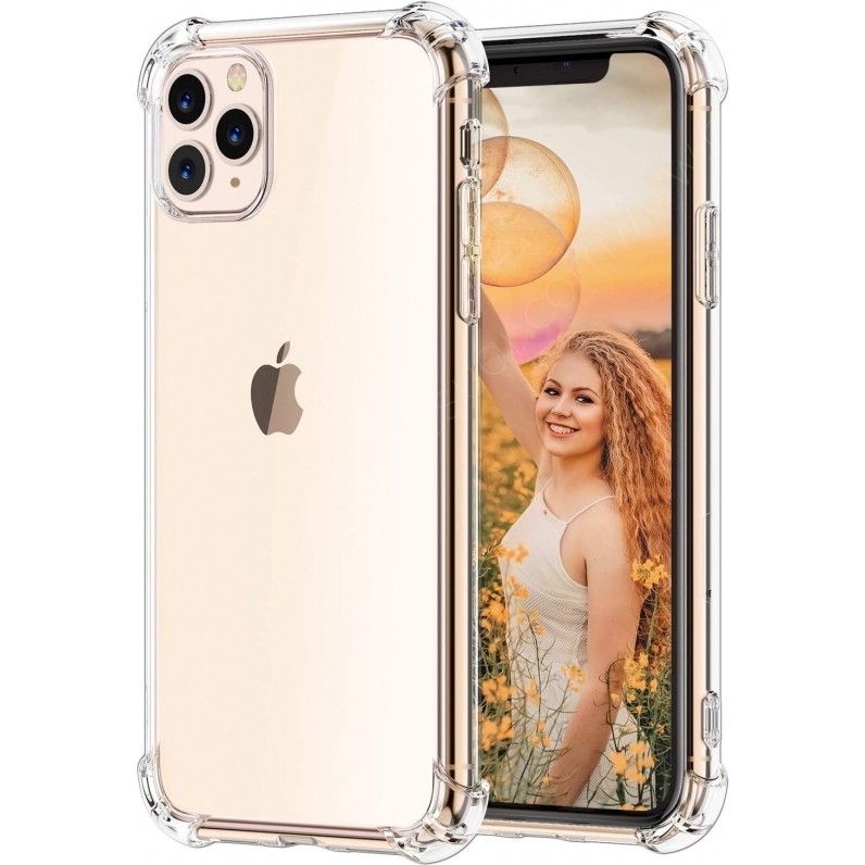 Guesche Apple iPhone 11 Promax Şeffaf Airbag Antishock Silikon Kılıf ve Tam Kaplayan 9D Seramik Ekran Koruyucu Esnek Cam Diğer Fiyatı