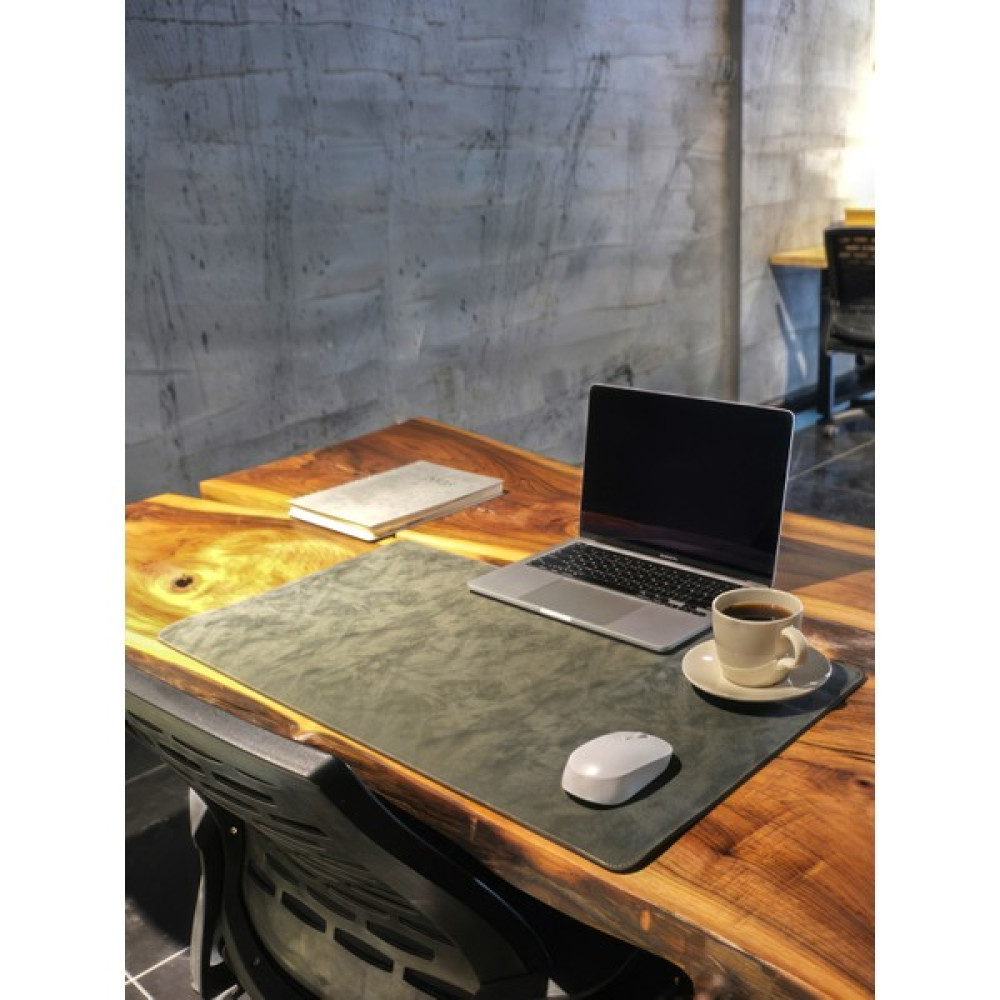 Guetta Masa Pedi (70*40 Cm) Ofis Masa Koruyucusu, Ev Çalışma Masası Koruyucu, Mouse Pad ,siyah - Yeşil Mouse Pad Fiyatı