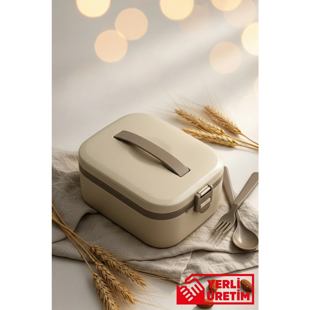 Gugga Eco Lunchee - Sızdırmaz Vakum Kapaklı Ayarlanabilir Bölmeli Yemek Kabı Lunchbox 650 ml - Krem SSD / Solid State Drive Fiyatı