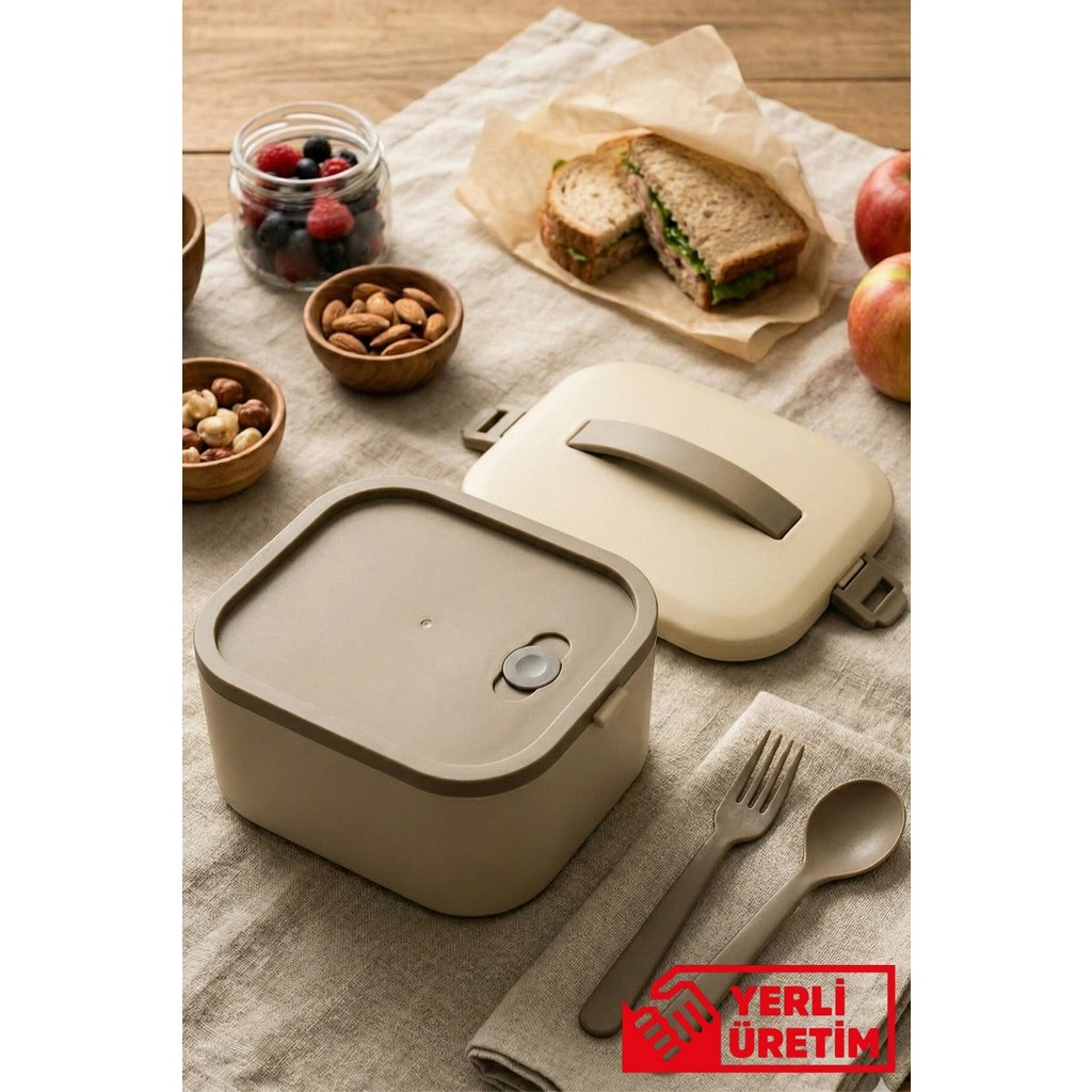 Gugga Lunchee - Çelik Hazneli Sızdırmaz Vakum Kapaklı Yemek Kabı Lunchbox 650 ml - Krem SSD / Solid State Drive Fiyatı
